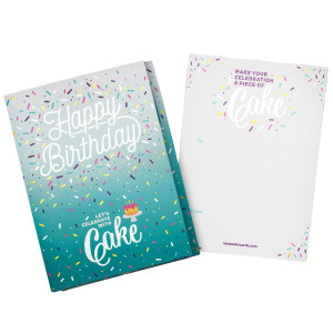 Instacake Celebration Card Celebrate With Cake
